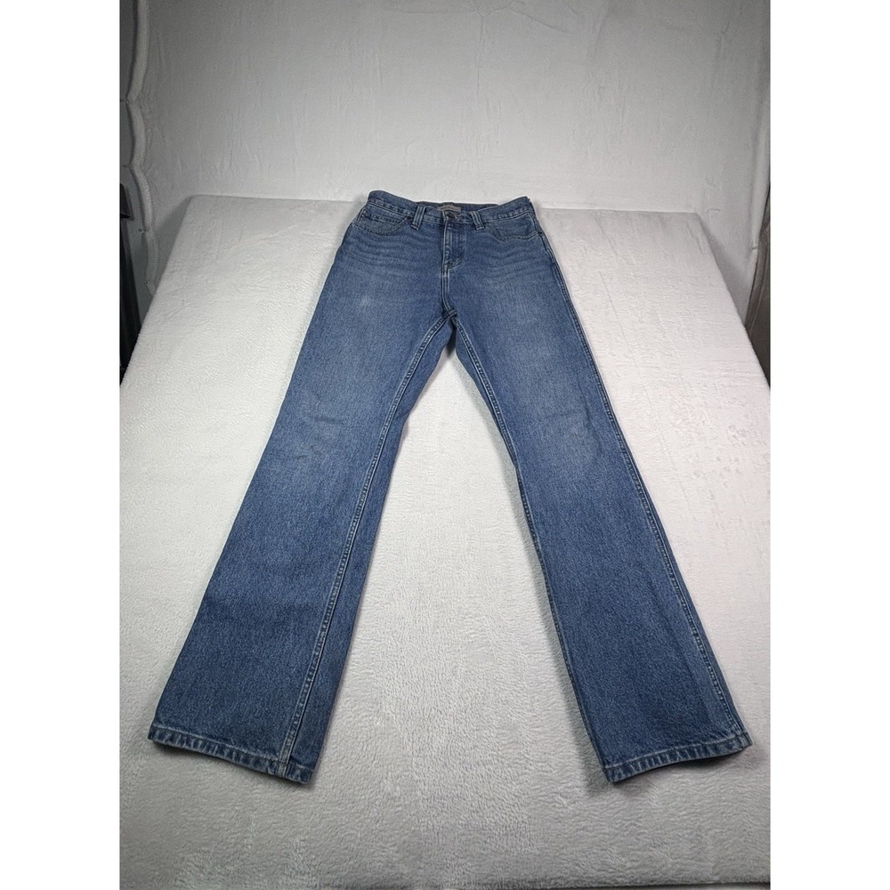 Blue Ranchwear Men's Blue Jeans Straight Denim Cowboy Medium Wash Outdoor 32x30